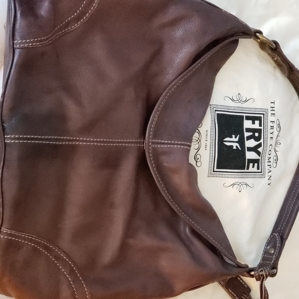 Frye Hobo Campus Shoulder Bag. Walnut. W/dustbag!